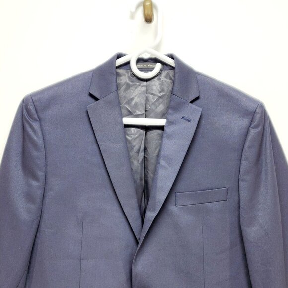 Lauren Ralph Lauren Mens Navy Blue Blazer Jacket Size 18R two button - Picture 8 of 13